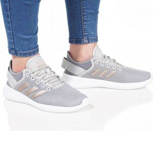 Adidas Womens Cloudfoam QT Flex DA9835 Gray Running Athletic Shoes Size US 8